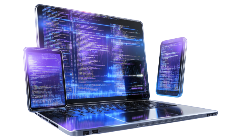 Laptop, tablet and mobile