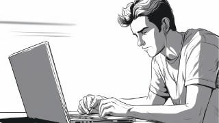 man reading